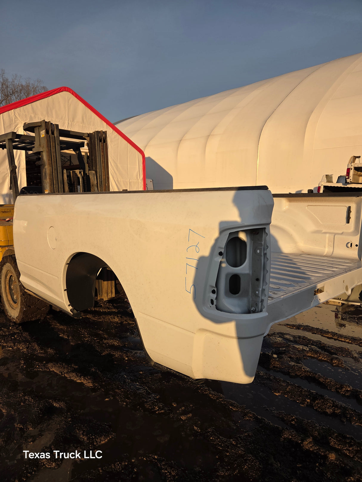 2019-2025 Dodge Ram 2500 3500 5th Gen 8' Long Truck Bed - White