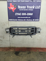 1999-2004 Ford Super Duty Excursion Header Panel / Grill Support & Chrome Grill F250 F350 F450 F550