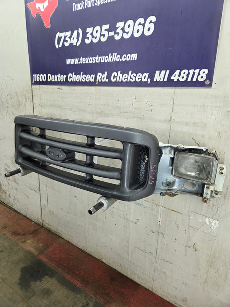 1999-2004 Ford Super Duty Excursion Header Panel / Grill Support & Chrome Grill F250 F350 F450 F550