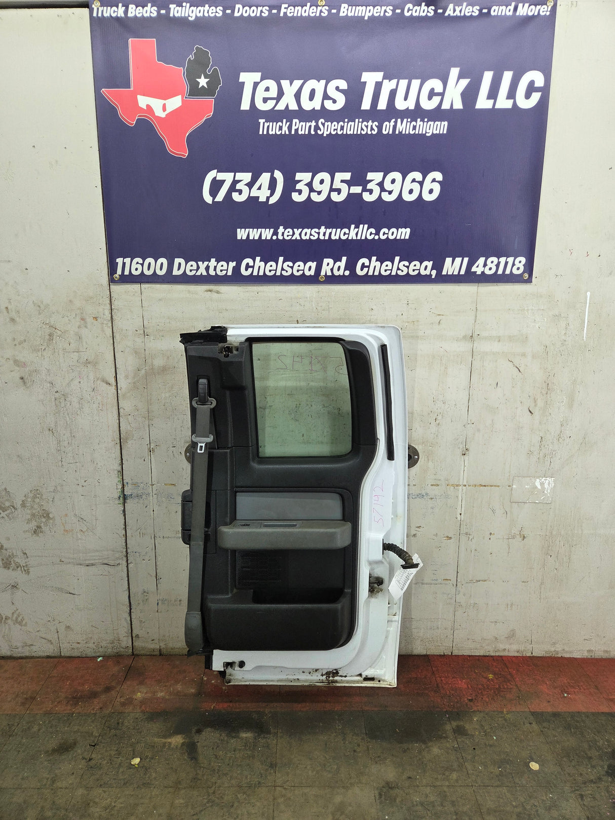 2009-2014 Ford F150 Rear Passenger Side RH Extended Cab Door