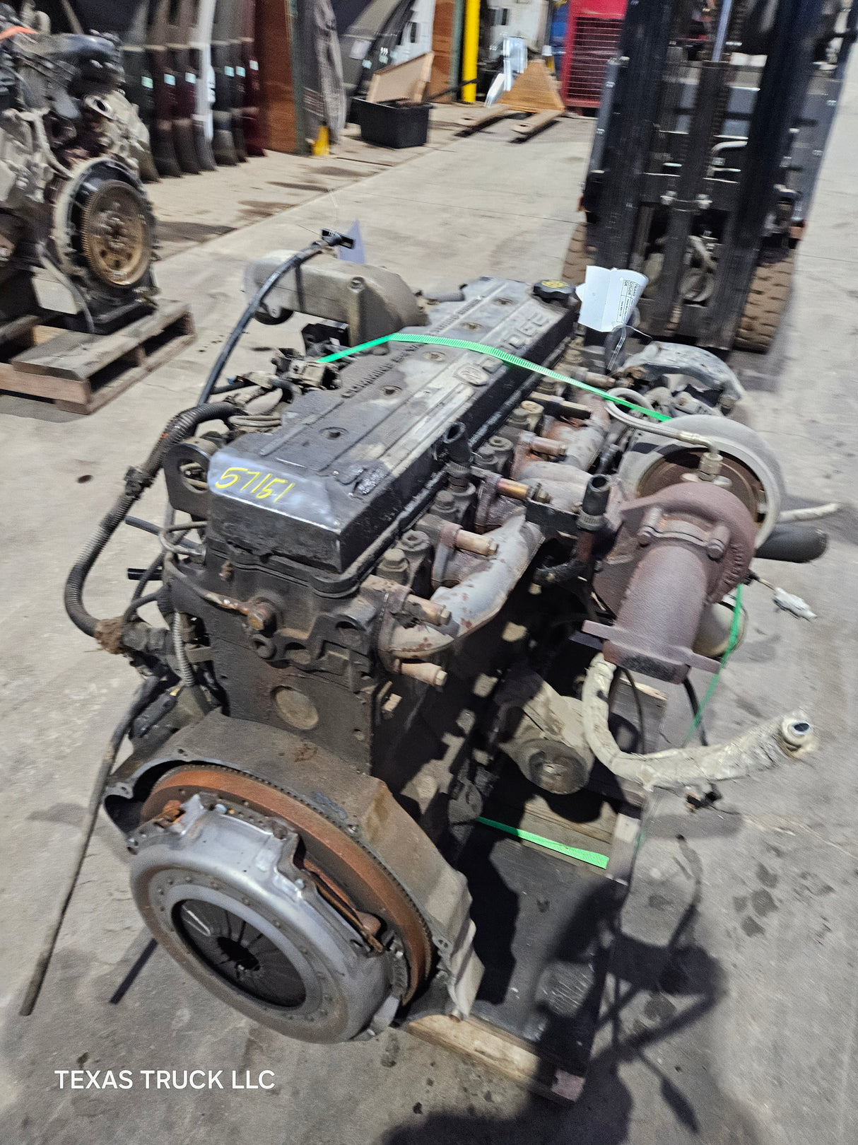 2000 Dodge Ram 3500 5.9L 24v Cummins Turbo Diesel Complete Engine Ran Great