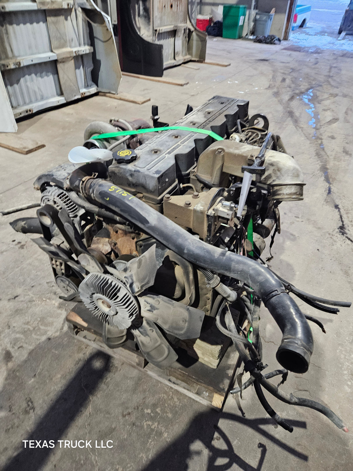 2000 Dodge Ram 3500 5.9L 24v Cummins Turbo Diesel Complete Engine Ran Great