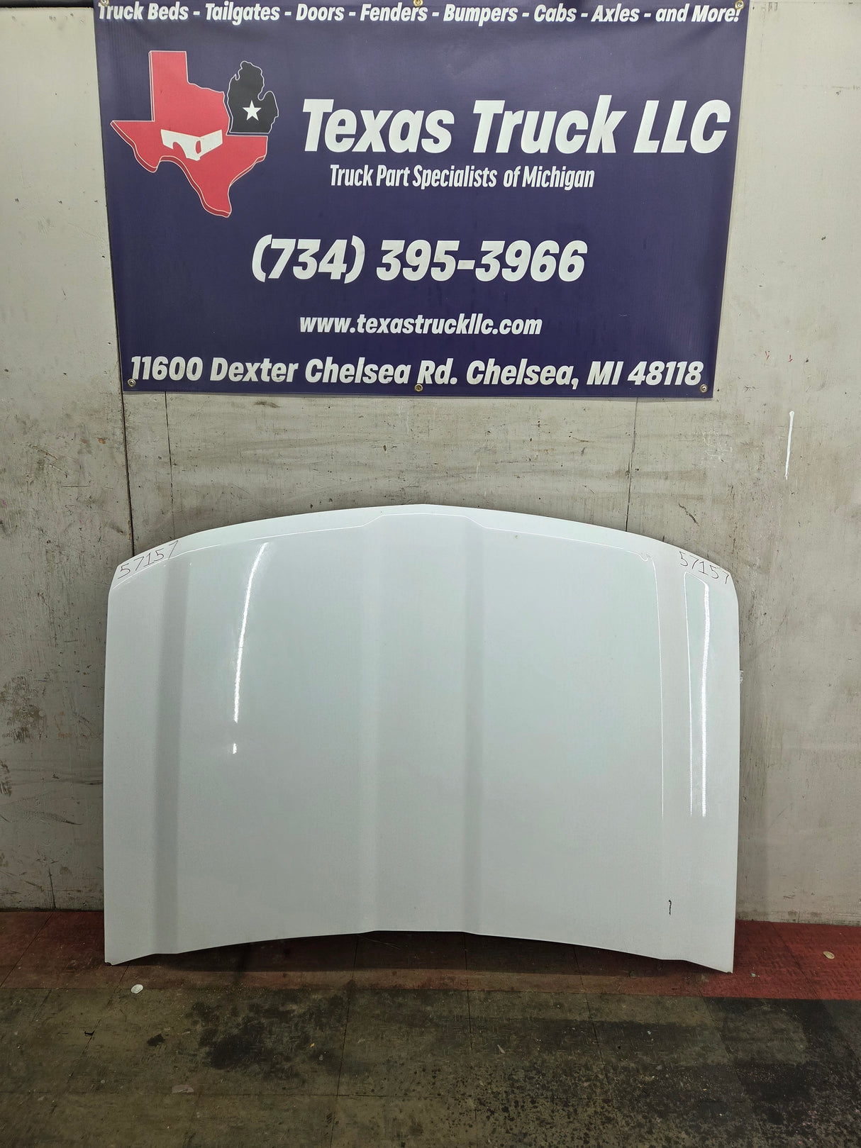 2014-2015 Chevrolet Silverado 1500 Hood - Summit White