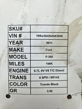 2011-2012 Ford Super Duty F250 F350 Front Axle 3.55 Gear Ratio 184K MILES