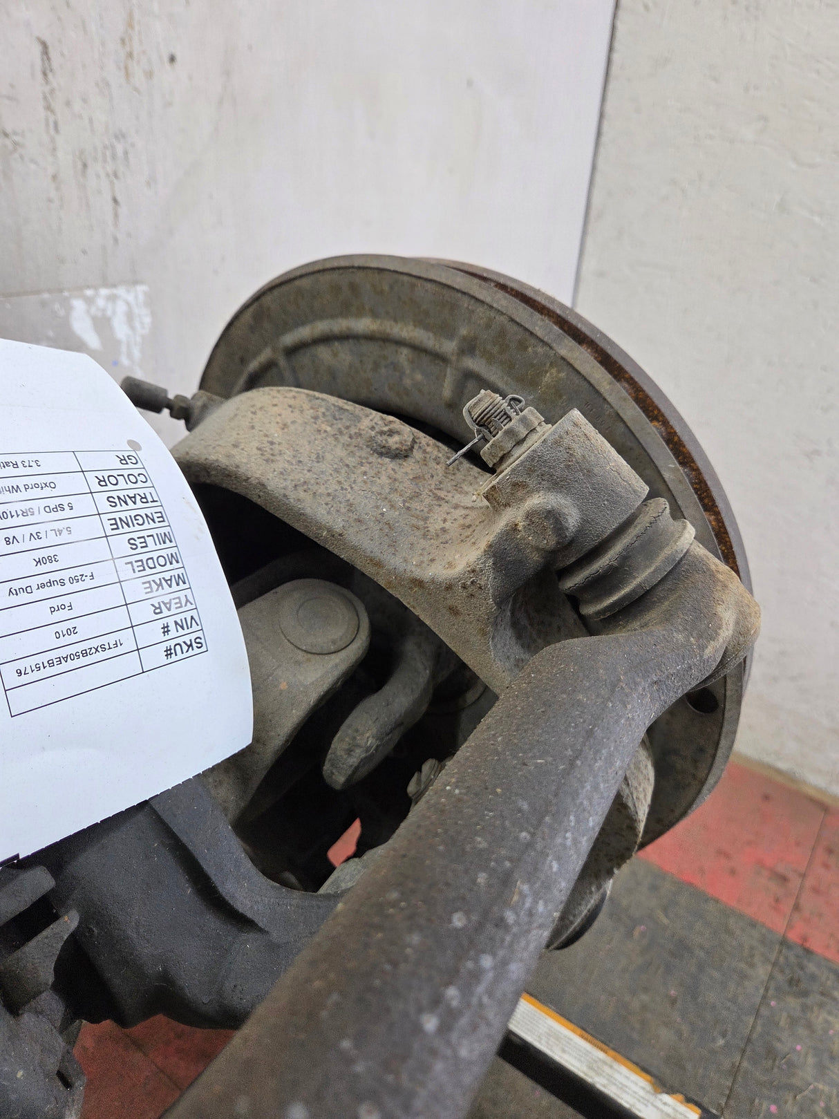 2008-2010 Ford Super Duty F250 F350 FRONT Axle 3.73 SRW