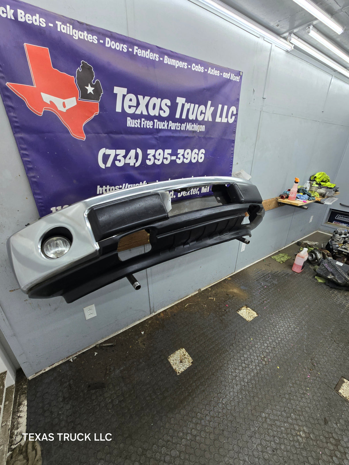 2009-2014 Ford F150 Front Bumper With Fog Light Holes