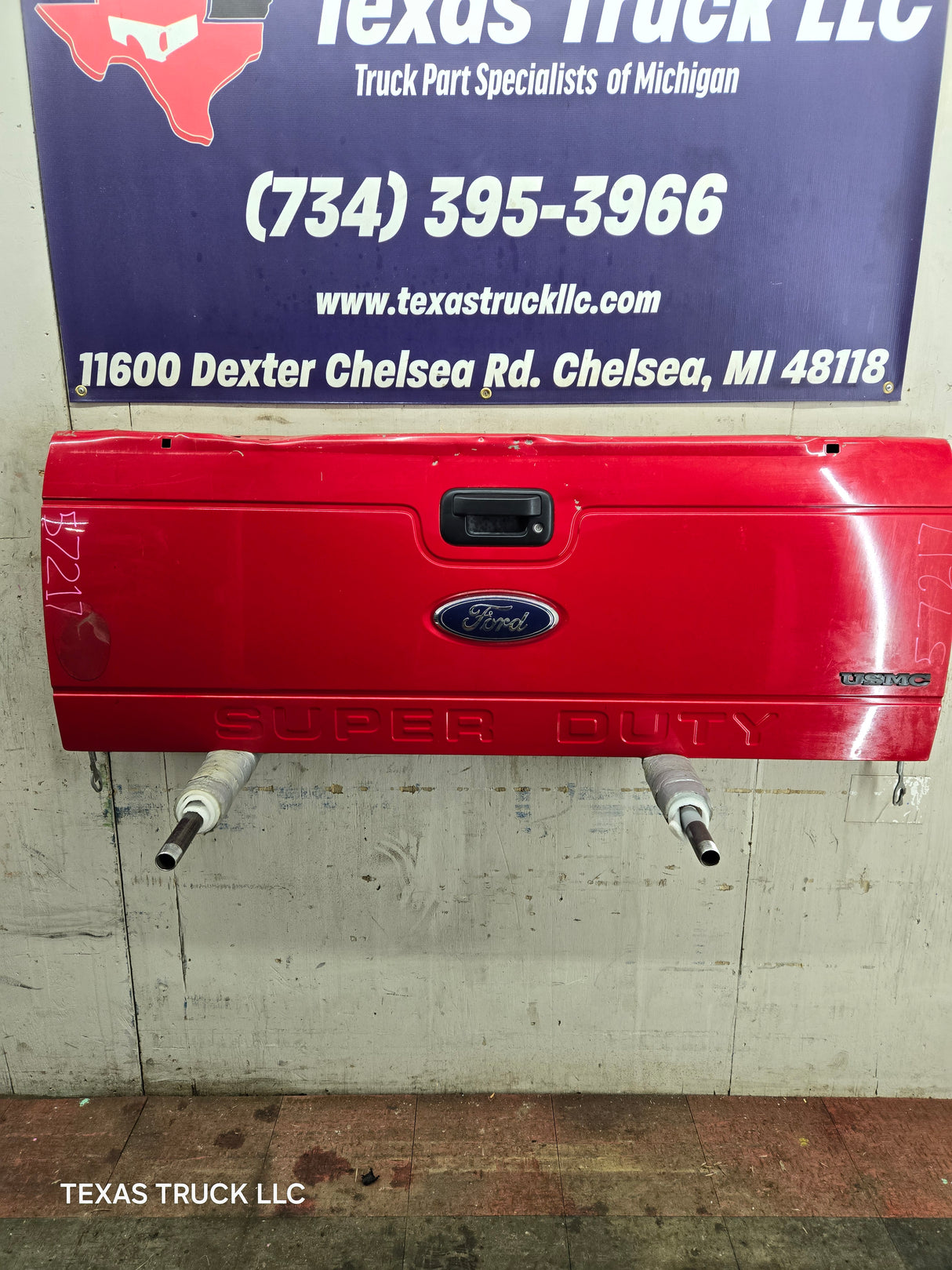 2008-2016 Ford Super Duty Tailgate F250 F350 F450 F550 - Red