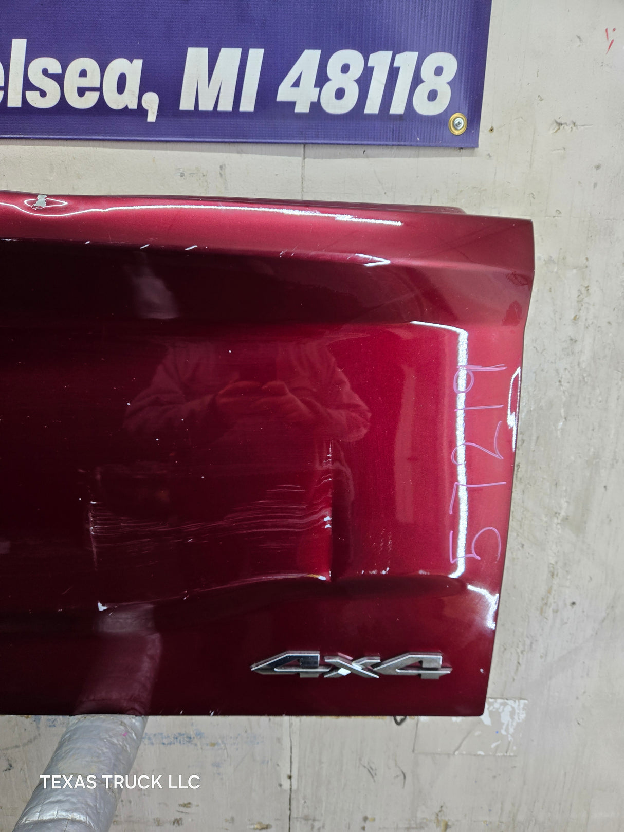 2019-2025 Dodge Ram 2500 3500 4500 5th Gen Tailgate - Maroon