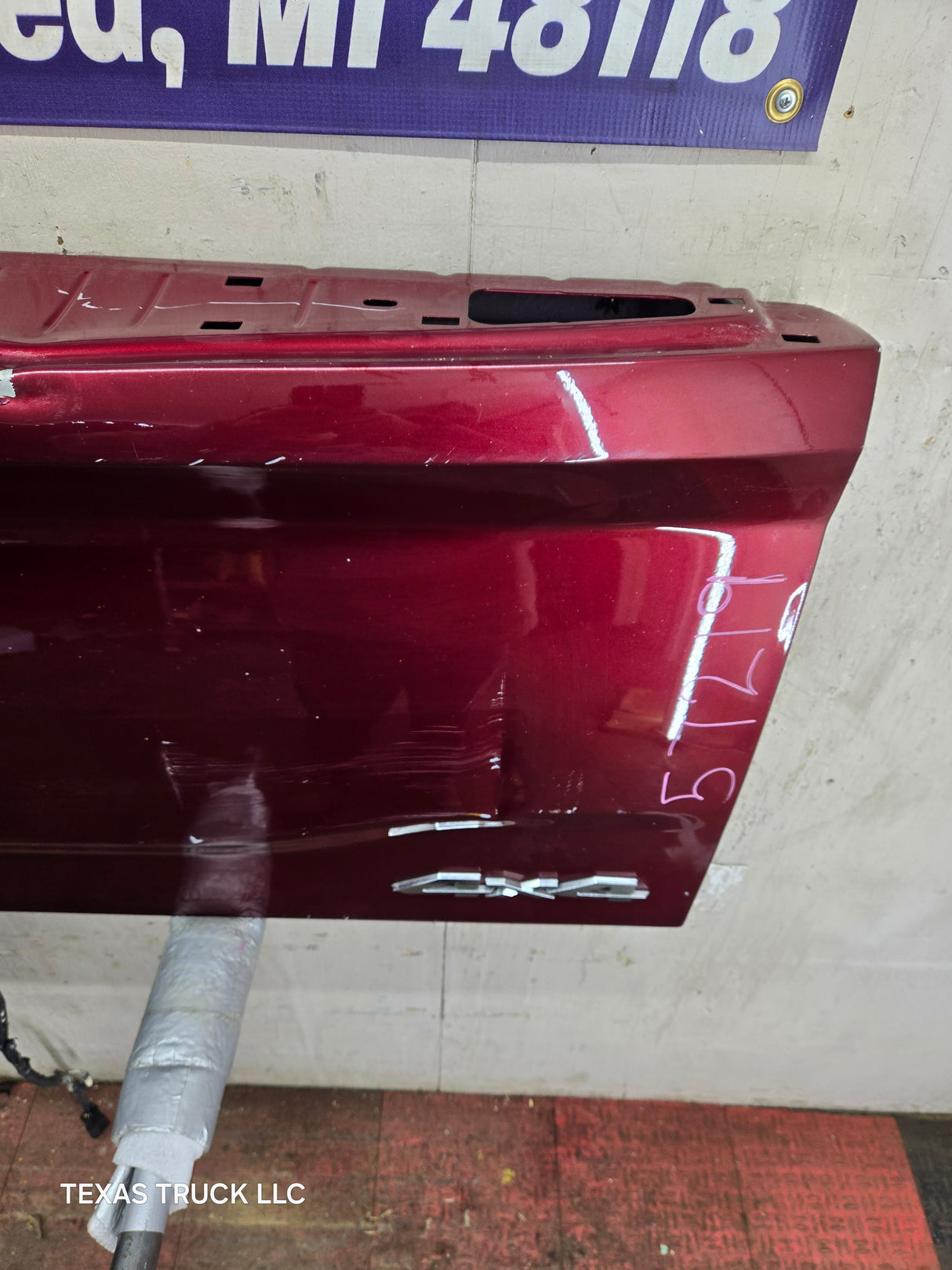 2019-2025 Dodge Ram 2500 3500 4500 5th Gen Tailgate - Maroon