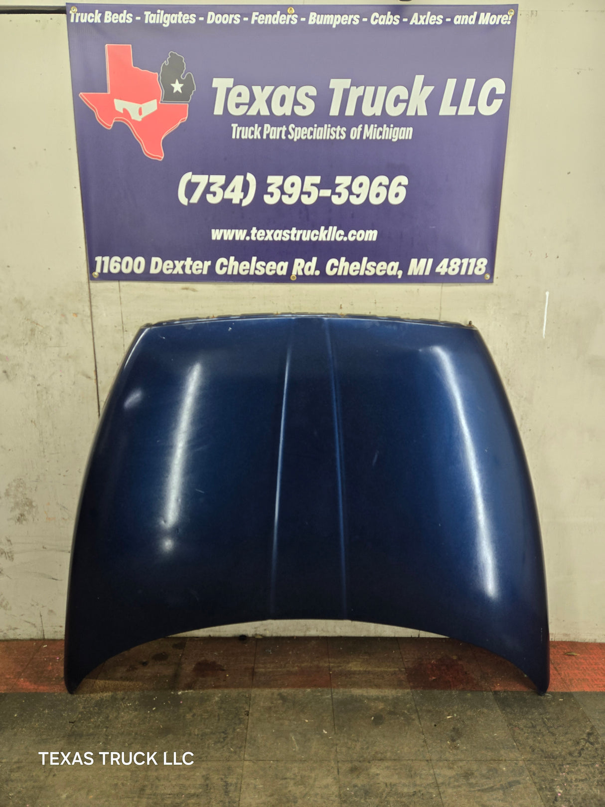 1994-2002 Dodge Ram 2nd Gen 1500 2500 3500 Hood - Patriot Blue Pearl Coat
