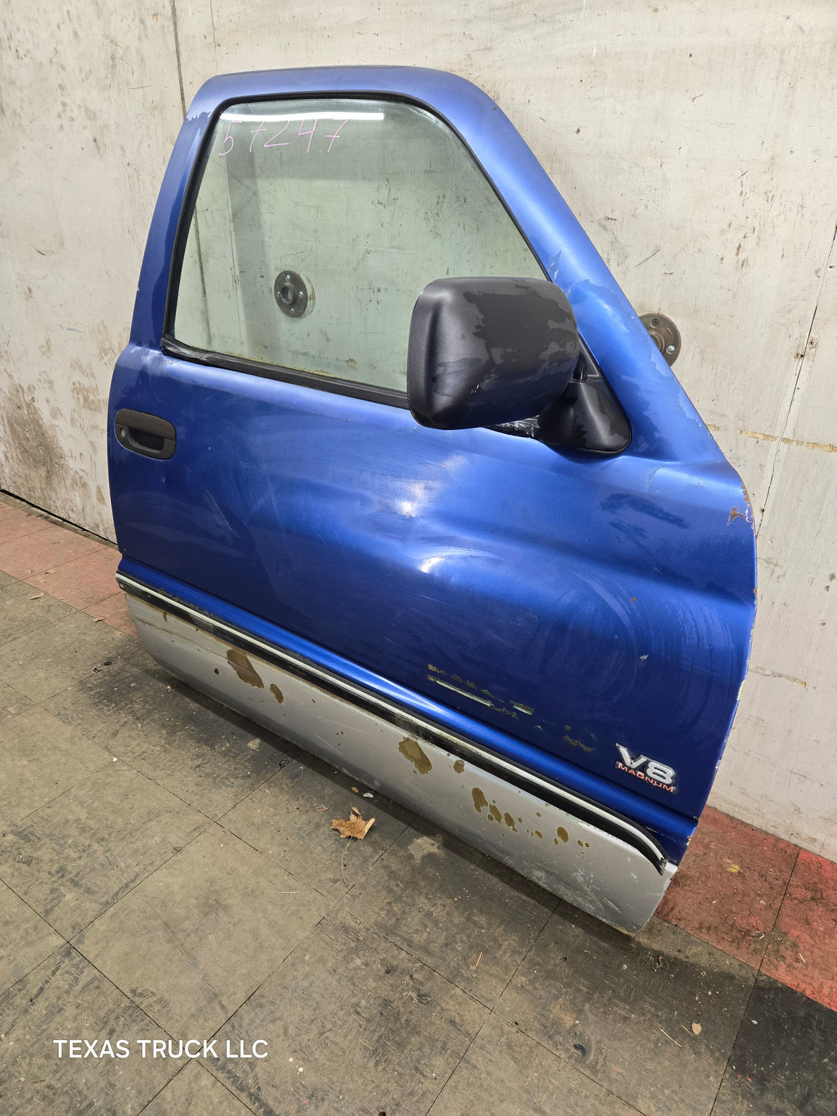 1994-2002 Dodge Ram 2nd Gen RH Passenger Side Front Door Regular Cab / 2 Door Ext Cab 1500 2500 3500 ROUND CORNER