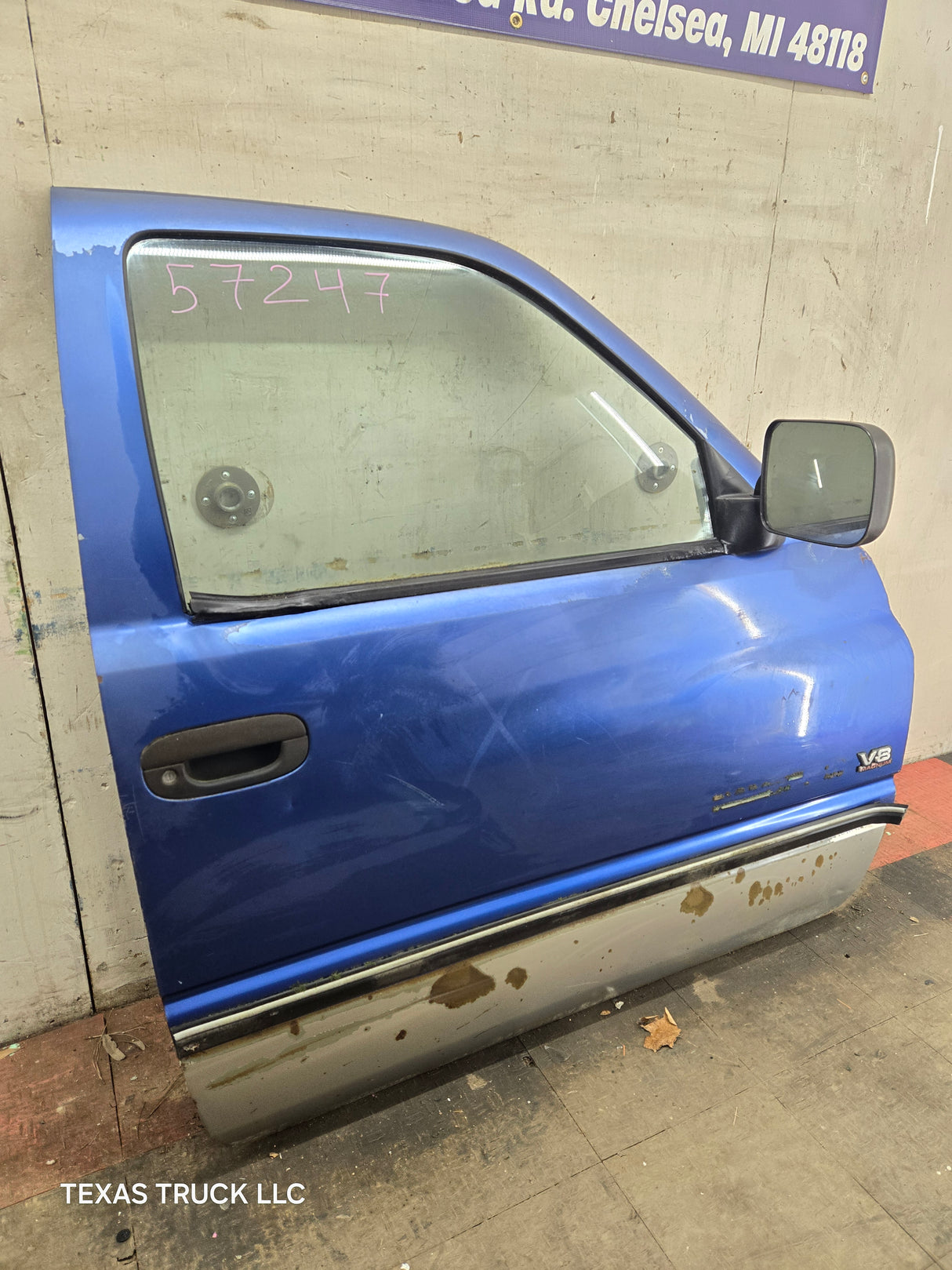 1994-2002 Dodge Ram 2nd Gen RH Passenger Side Front Door Regular Cab / 2 Door Ext Cab 1500 2500 3500 ROUND CORNER