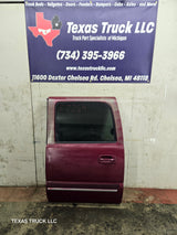 1999-2007 Chevrolet Silverado / GMC Sierra 1500 2500 3500 HD Driver side LH Crew Cab rear door