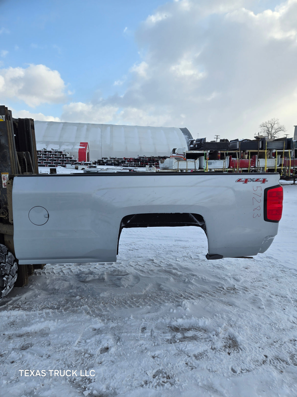 2014-2019 Chevrolet Silverado 1500 2500 3500 HD 8' Long Truck Bed - Silver