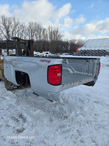 2014-2019 Chevrolet Silverado 1500 2500 3500 HD 8' Long Truck Bed - Silver