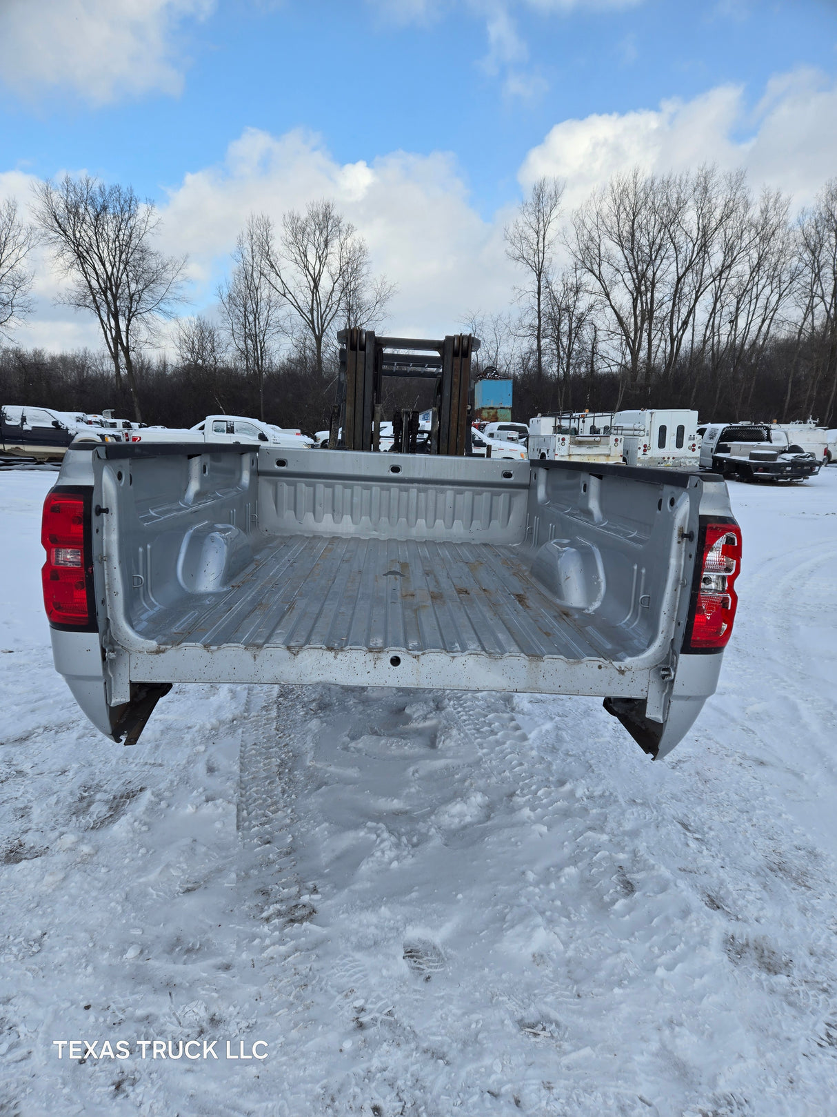 2014-2019 Chevrolet Silverado 1500 2500 3500 HD 8' Long Truck Bed - Silver