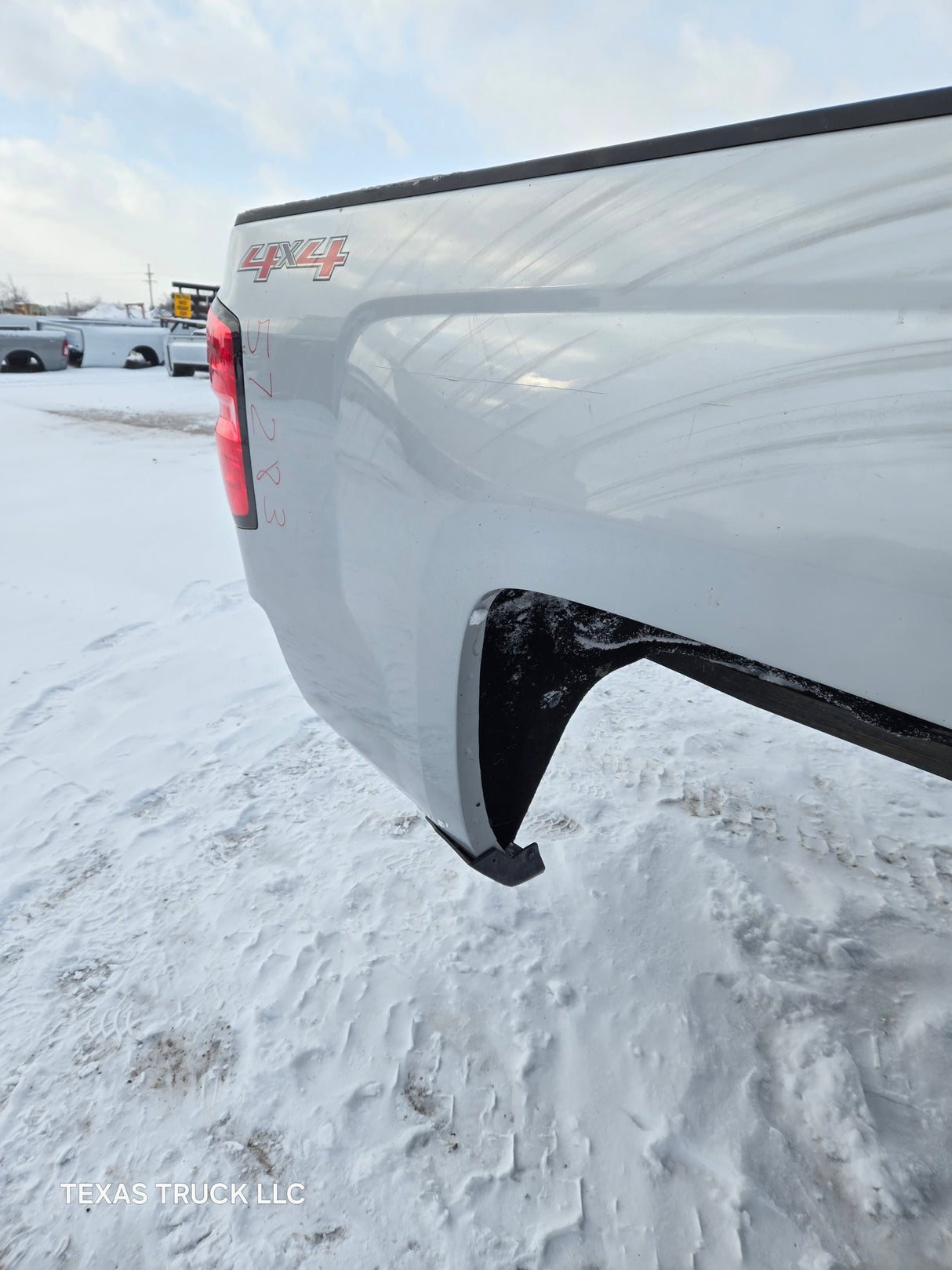 2014-2019 Chevrolet Silverado 1500 2500 3500 HD 8' Long Truck Bed - Silver