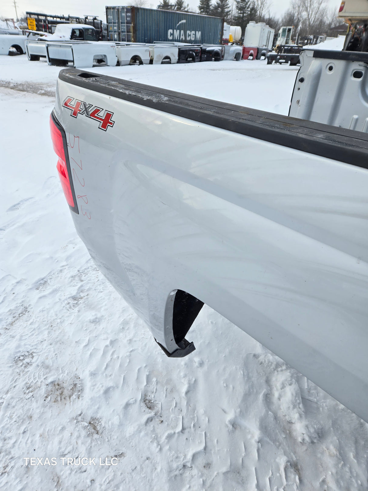 2014-2019 Chevrolet Silverado 1500 2500 3500 HD 8' Long Truck Bed - Silver