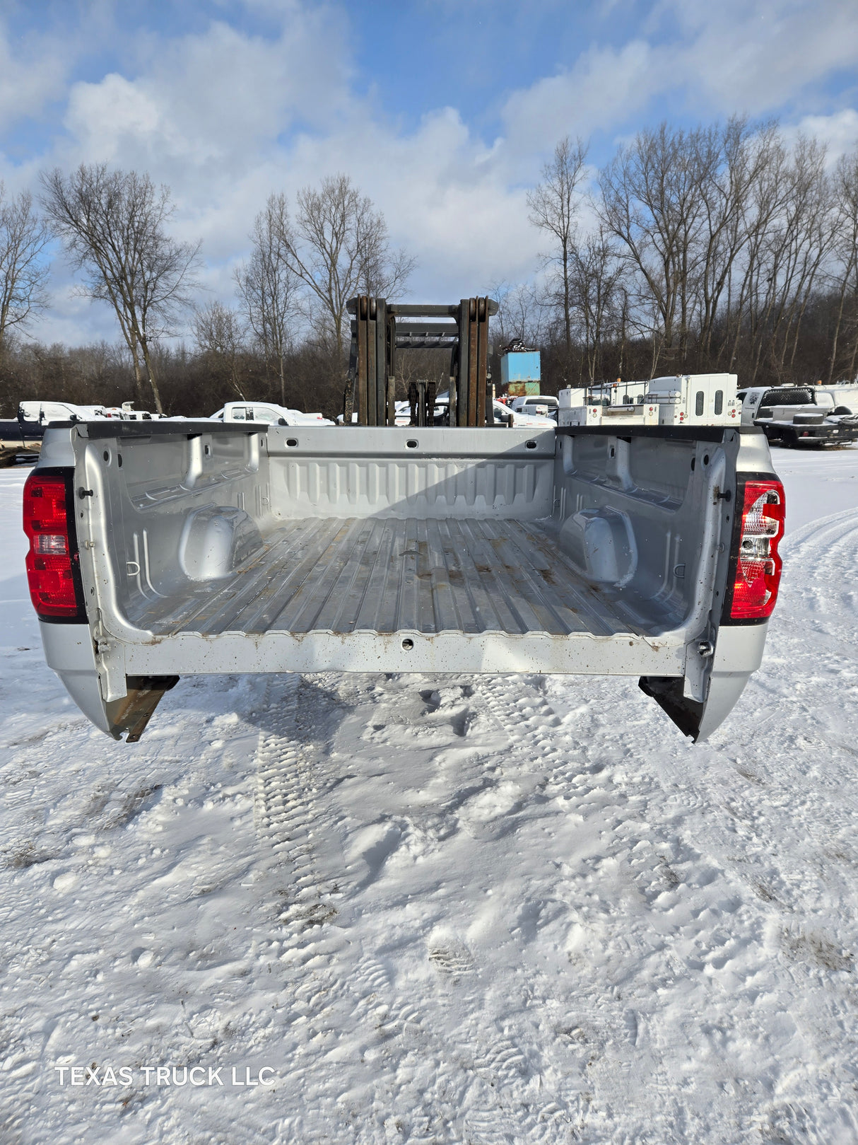 2014-2019 Chevrolet Silverado 1500 2500 3500 HD 8' Long Truck Bed - Silver