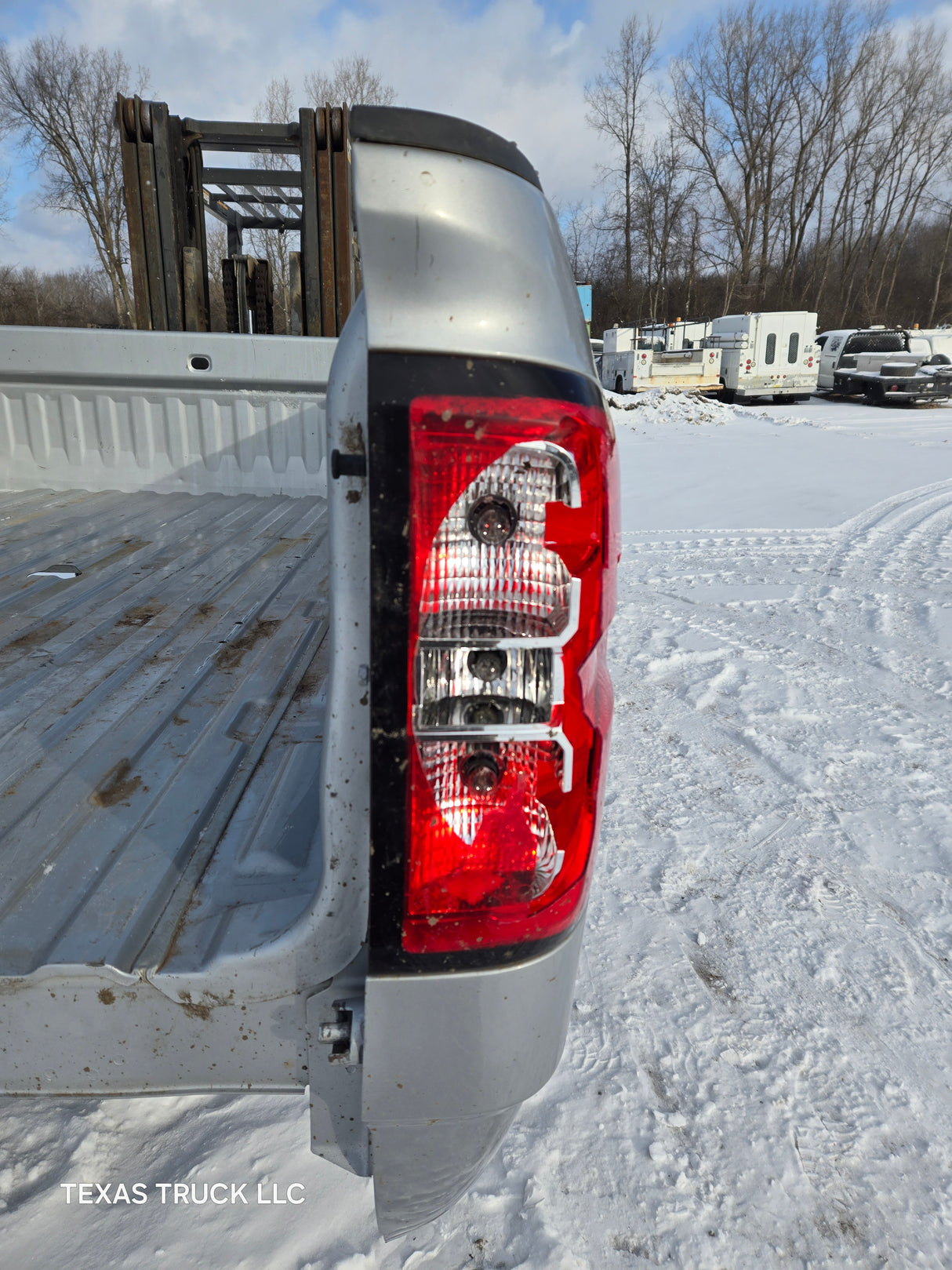 2014-2019 Chevrolet Silverado 1500 2500 3500 HD 8' Long Truck Bed - Silver