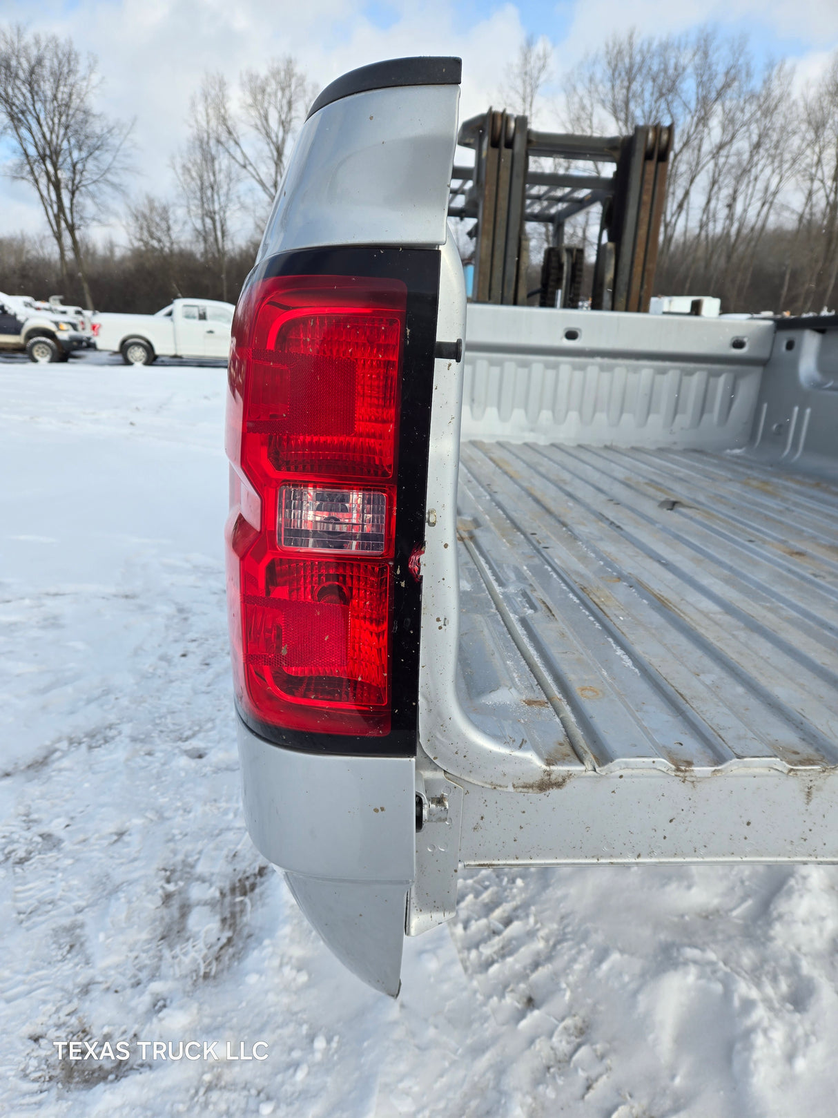 2014-2019 Chevrolet Silverado 1500 2500 3500 HD 8' Long Truck Bed - Silver