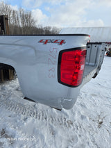 2014-2019 Chevrolet Silverado 1500 2500 3500 HD 8' Long Truck Bed - Silver
