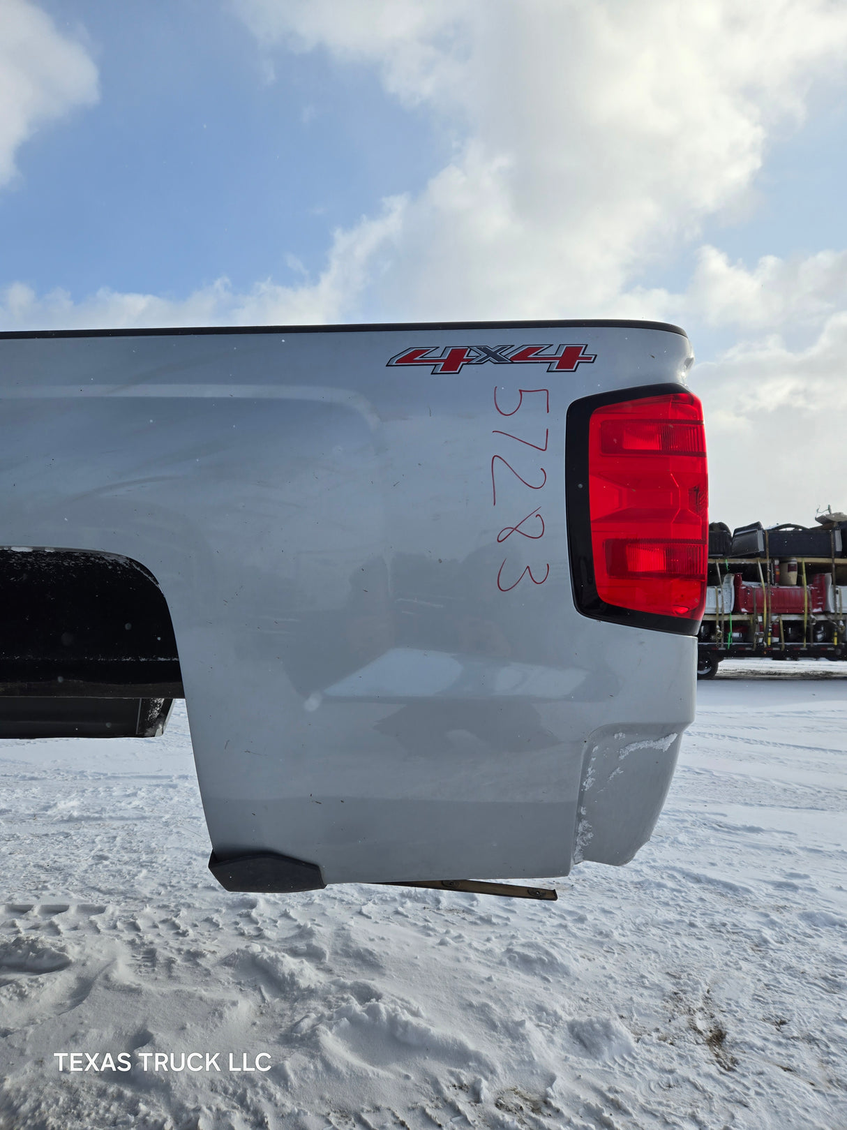 2014-2019 Chevrolet Silverado 1500 2500 3500 HD 8' Long Truck Bed - Silver