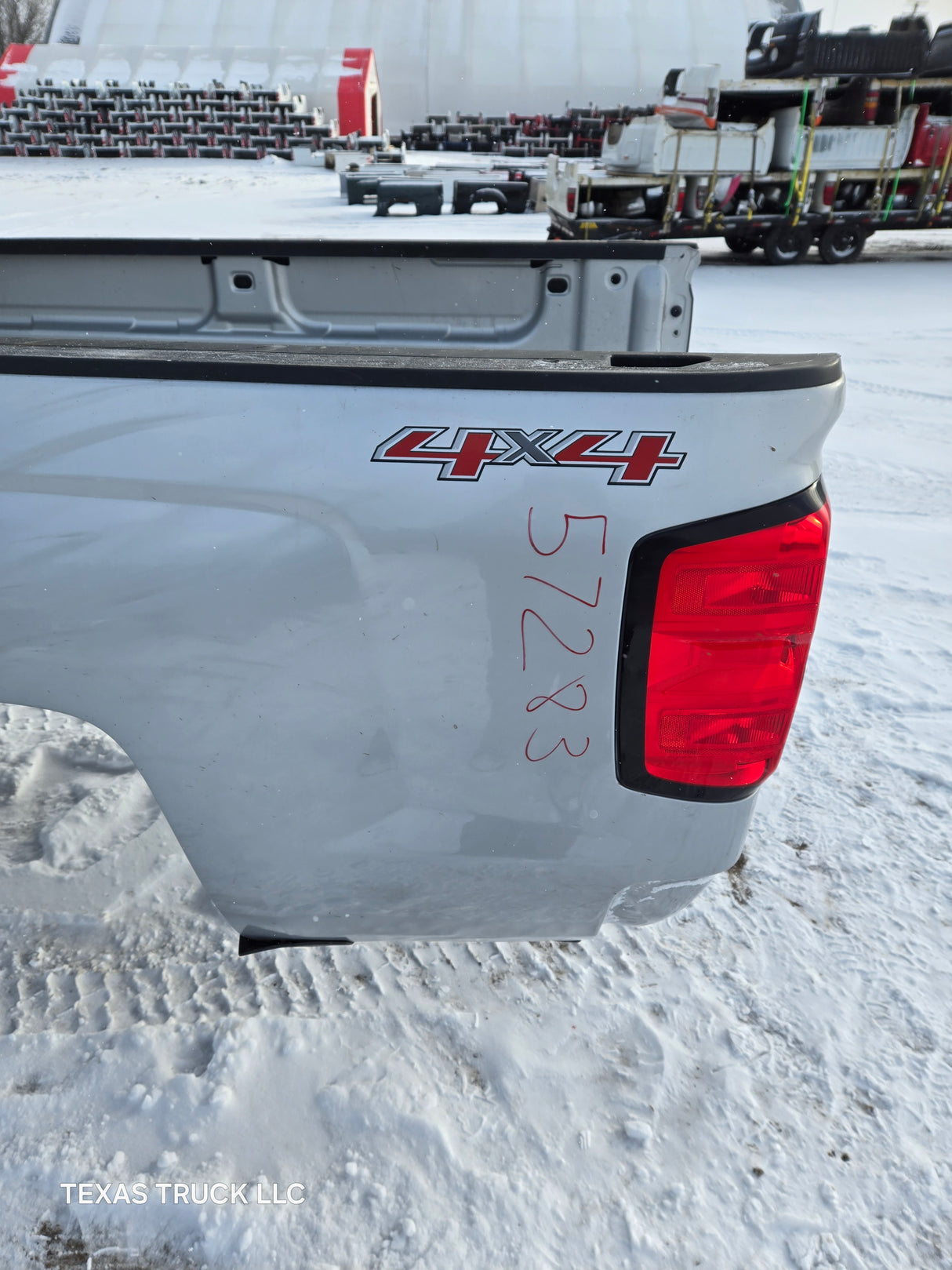 2014-2019 Chevrolet Silverado 1500 2500 3500 HD 8' Long Truck Bed - Silver