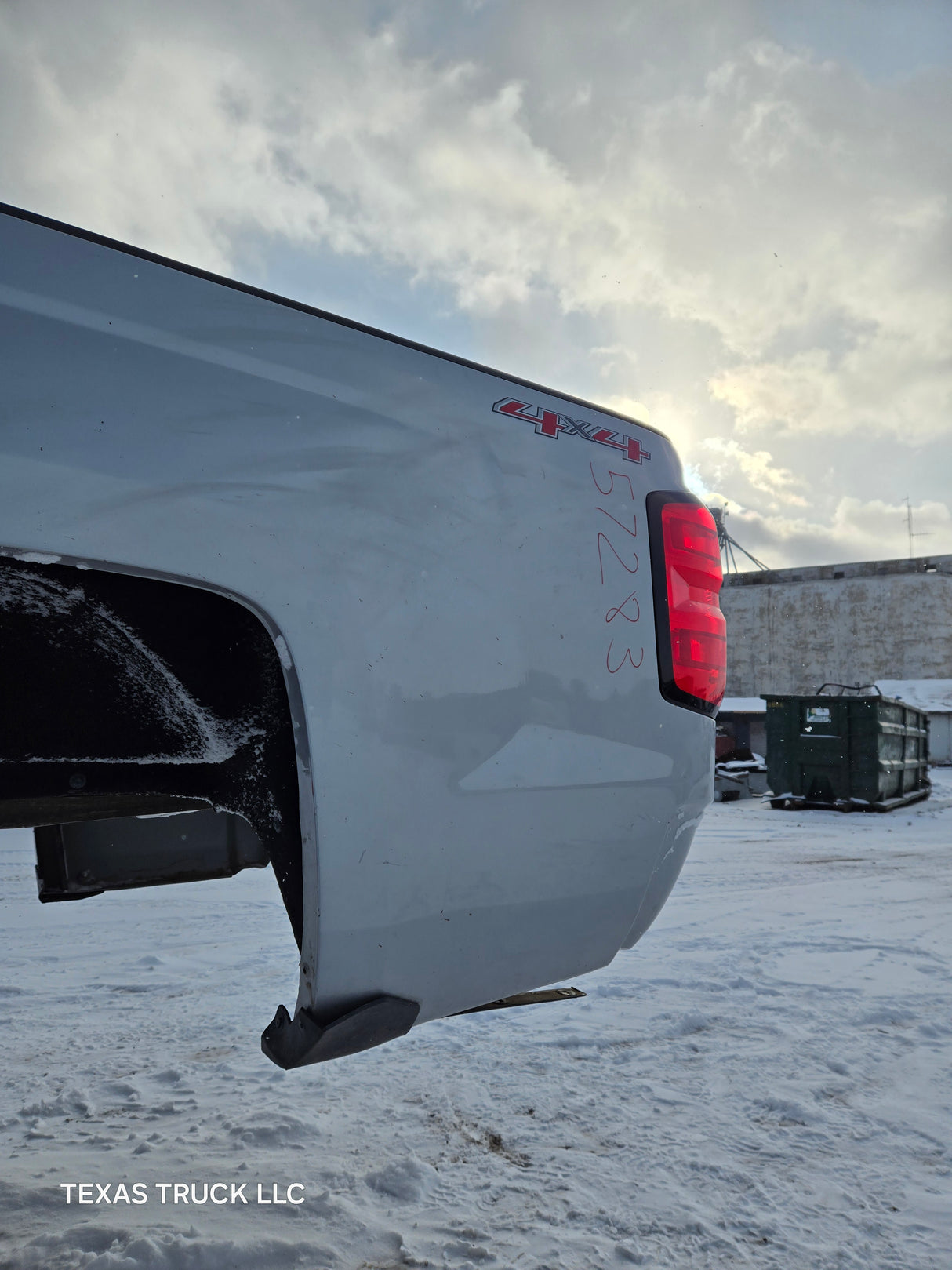 2014-2019 Chevrolet Silverado 1500 2500 3500 HD 8' Long Truck Bed - Silver
