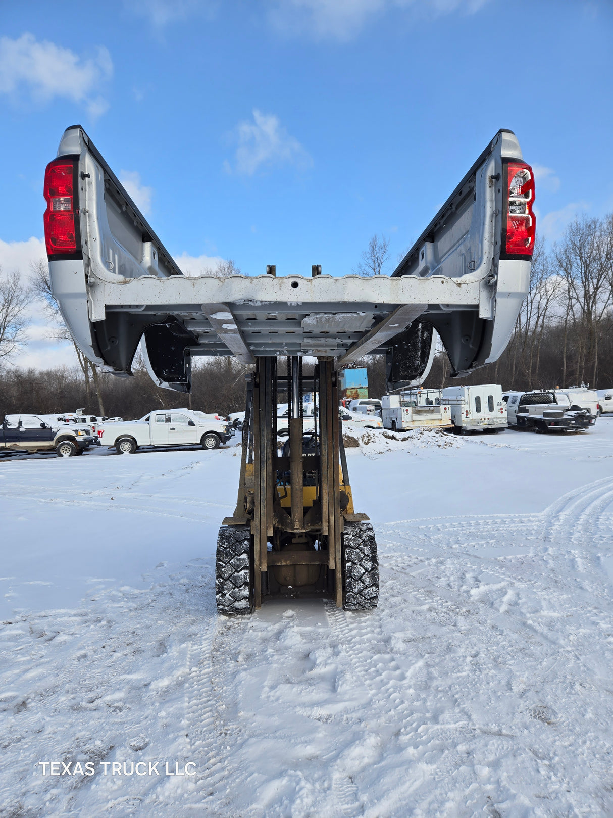 2014-2019 Chevrolet Silverado 1500 2500 3500 HD 8' Long Truck Bed - Silver