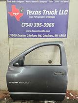 2003-2008 Dodge Ram 3rd Gen Driver Front Regular Cab Door 1500 2500 3500 4500 5500