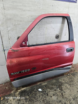 1994-2002 Dodge Ram 2nd Gen LH Driver Side Front Door Regular Cab / 2 Door Ext Cab 1500 2500 3500 ROUND CORNER