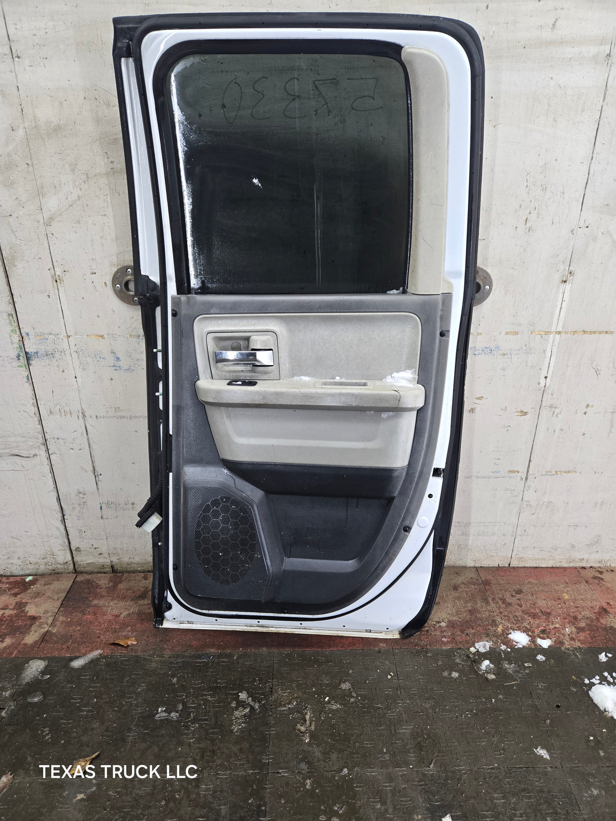 2009-2018 Dodge Ram 4th Gen Passenger Side Rear Quad Cab Door 1500 2500 3500 4500 5500 - White