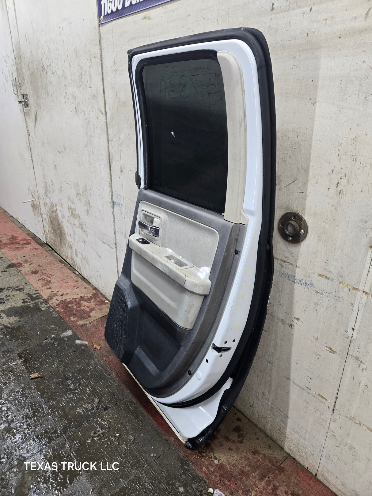 2009-2018 Dodge Ram 4th Gen Passenger Side Rear Quad Cab Door 1500 2500 3500 4500 5500 - White