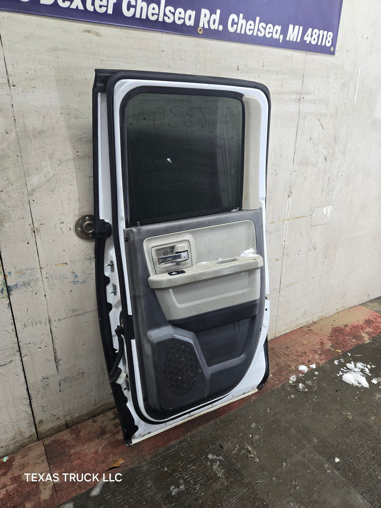 2009-2018 Dodge Ram 4th Gen Passenger Side Rear Quad Cab Door 1500 2500 3500 4500 5500 - White