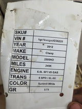 2007-2013 Chevrolet Silverado Passenger Side Front RH Fender 1500 2500 3500 HD