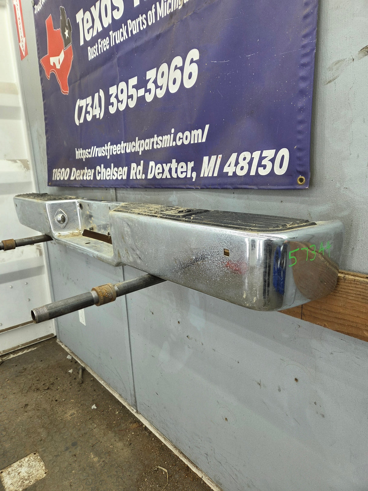 1987-1996 Dodge Dakota Chrome Step Rear Bumper