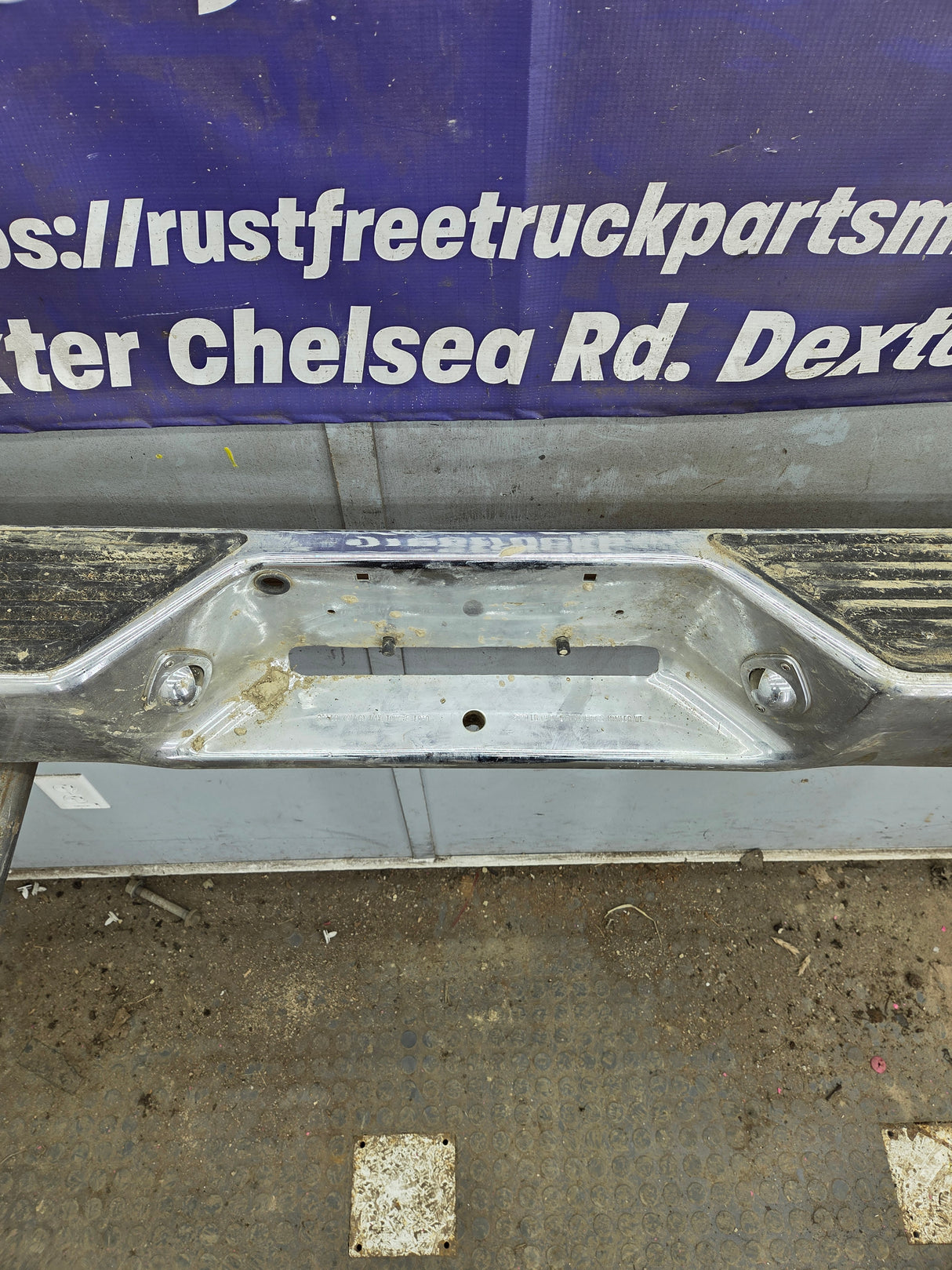 1987-1996 Dodge Dakota Chrome Step Rear Bumper