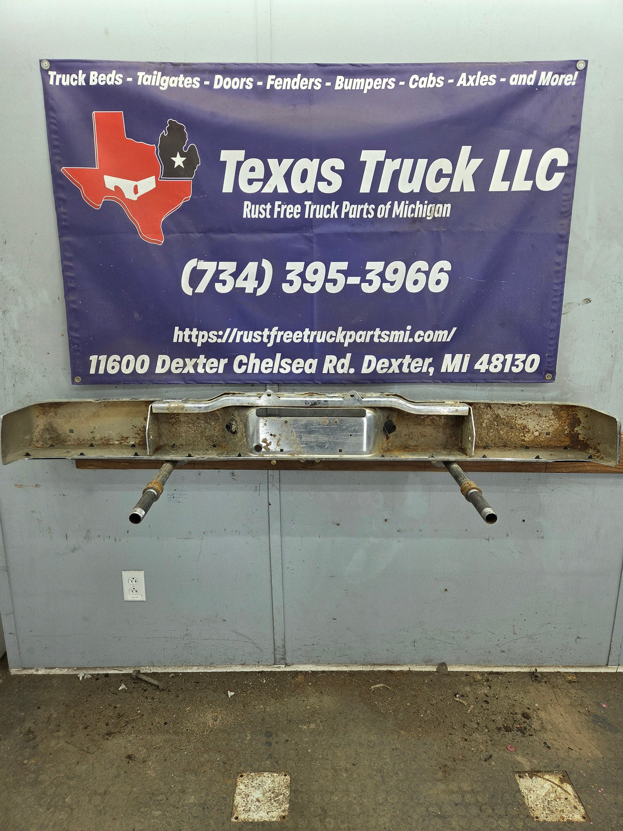 1987-1996 Dodge Dakota Chrome Step Rear Bumper