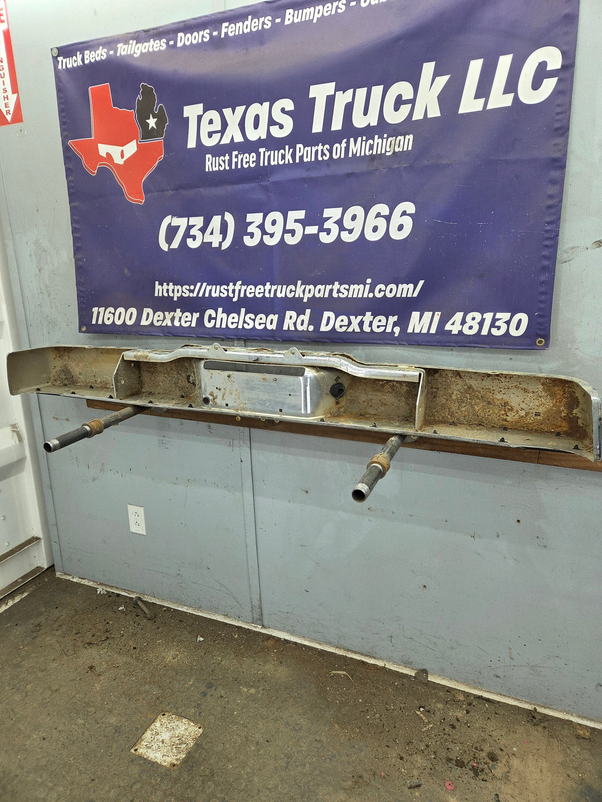 1987-1996 Dodge Dakota Chrome Step Rear Bumper