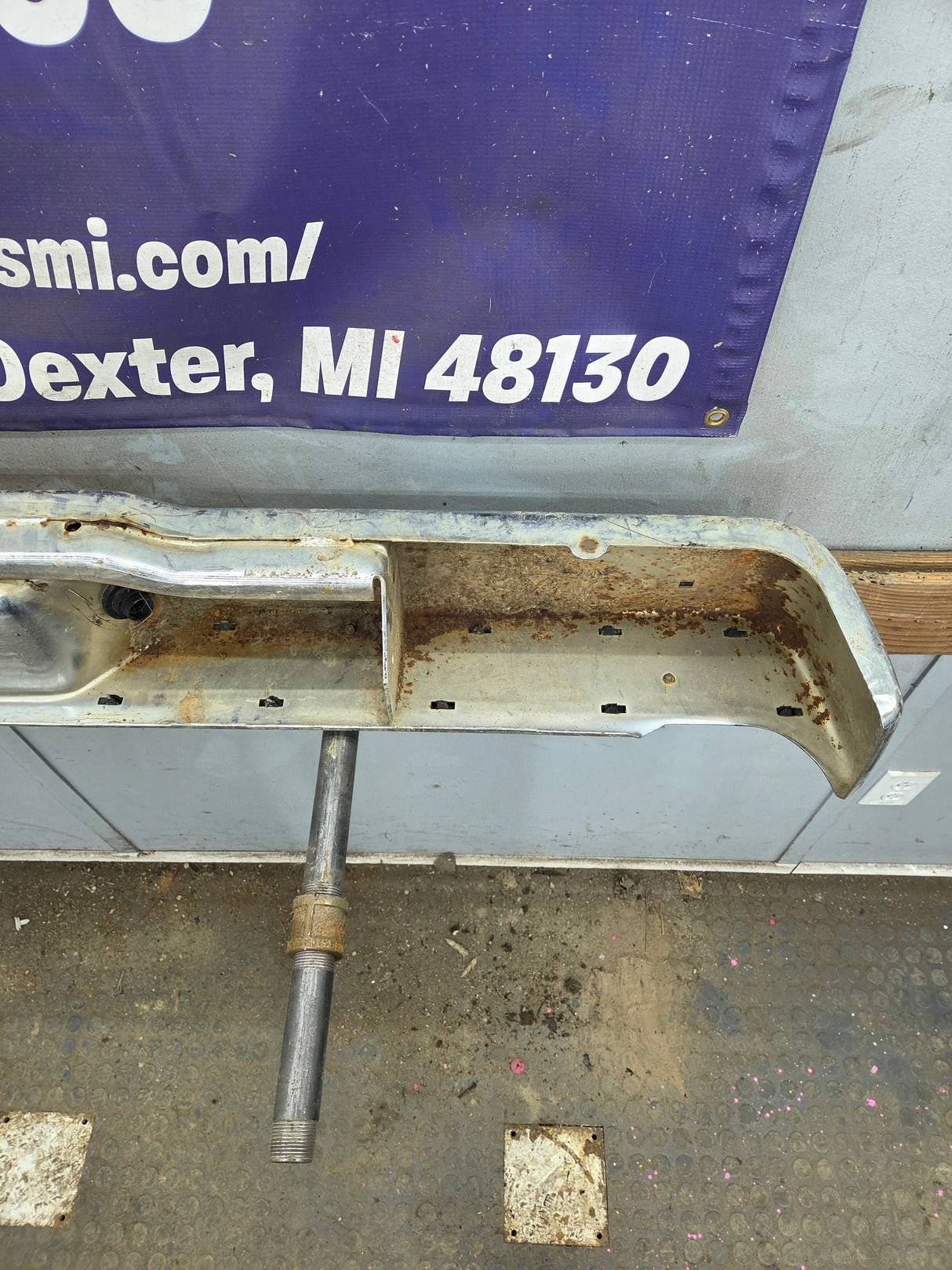 1987-1996 Dodge Dakota Chrome Step Rear Bumper