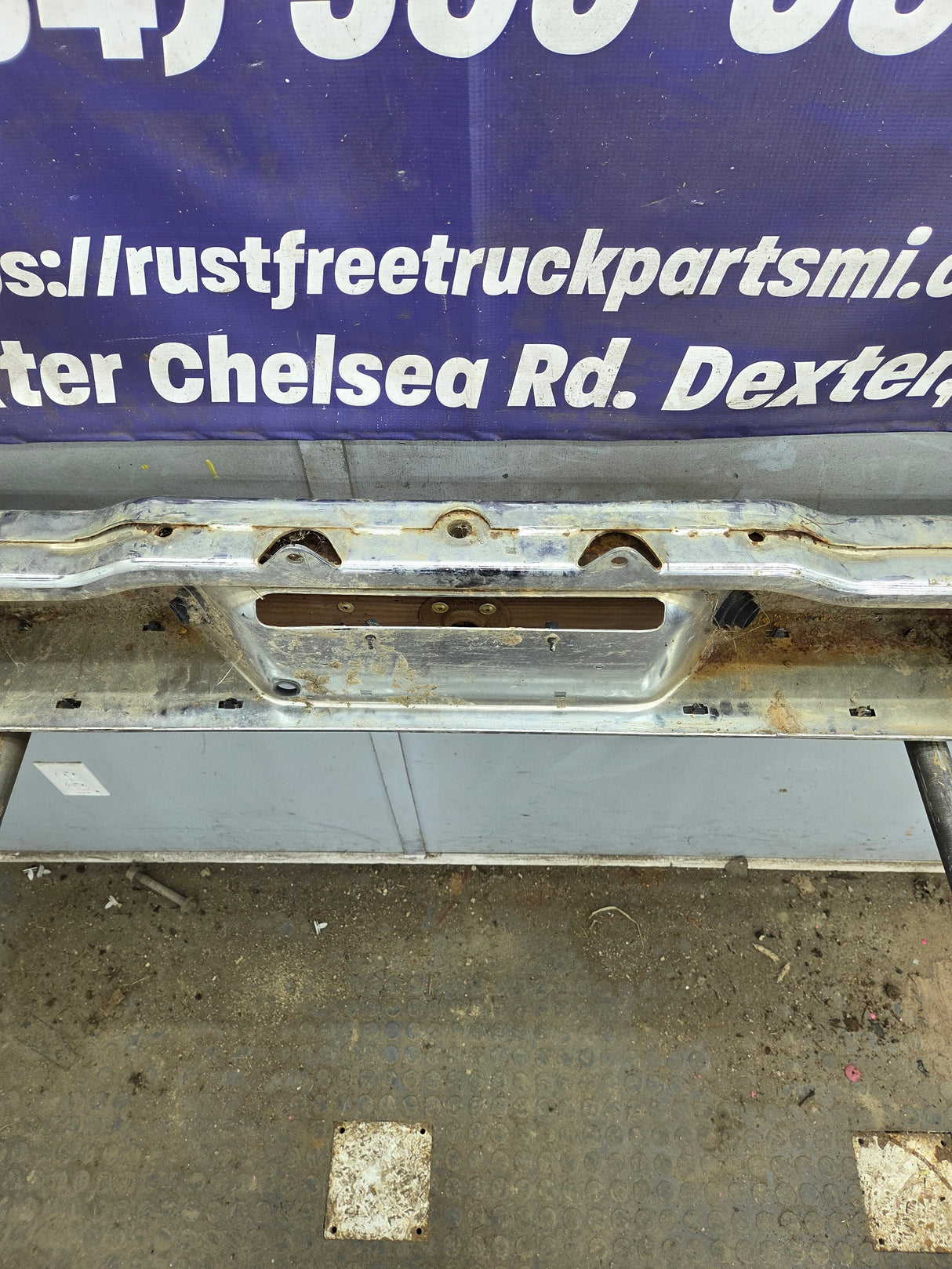 1987-1996 Dodge Dakota Chrome Step Rear Bumper