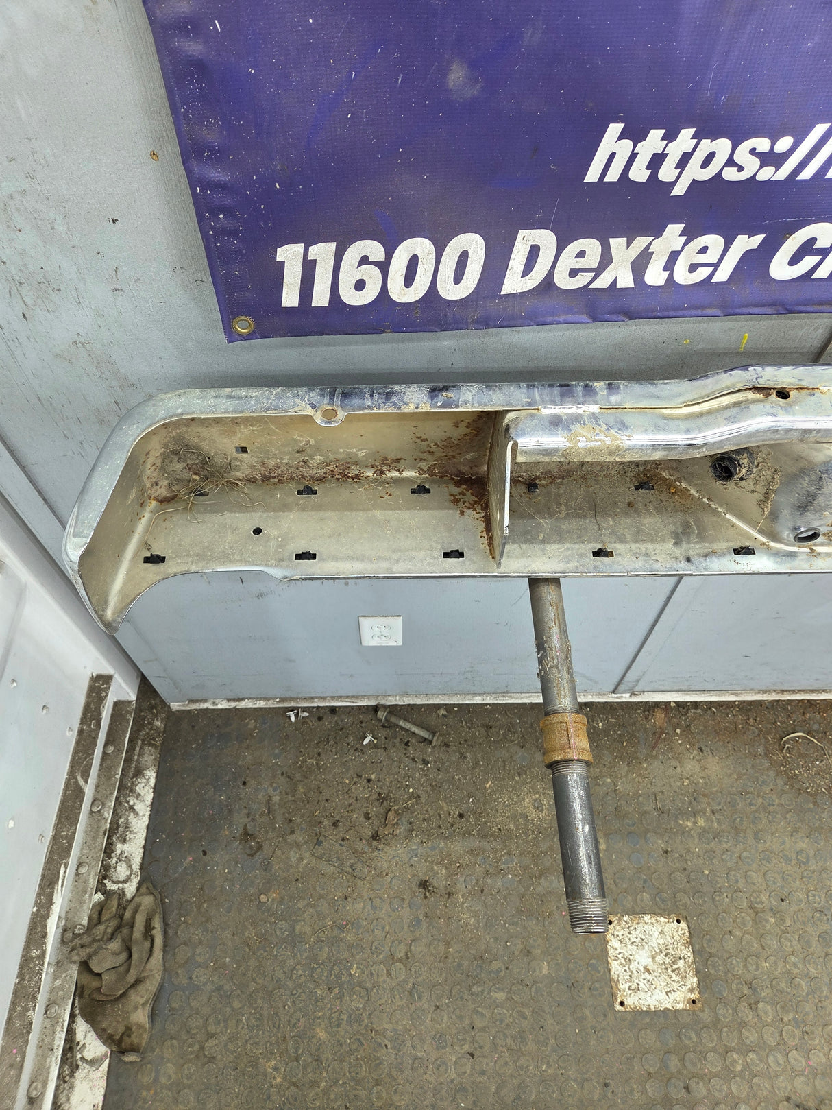 1987-1996 Dodge Dakota Chrome Step Rear Bumper