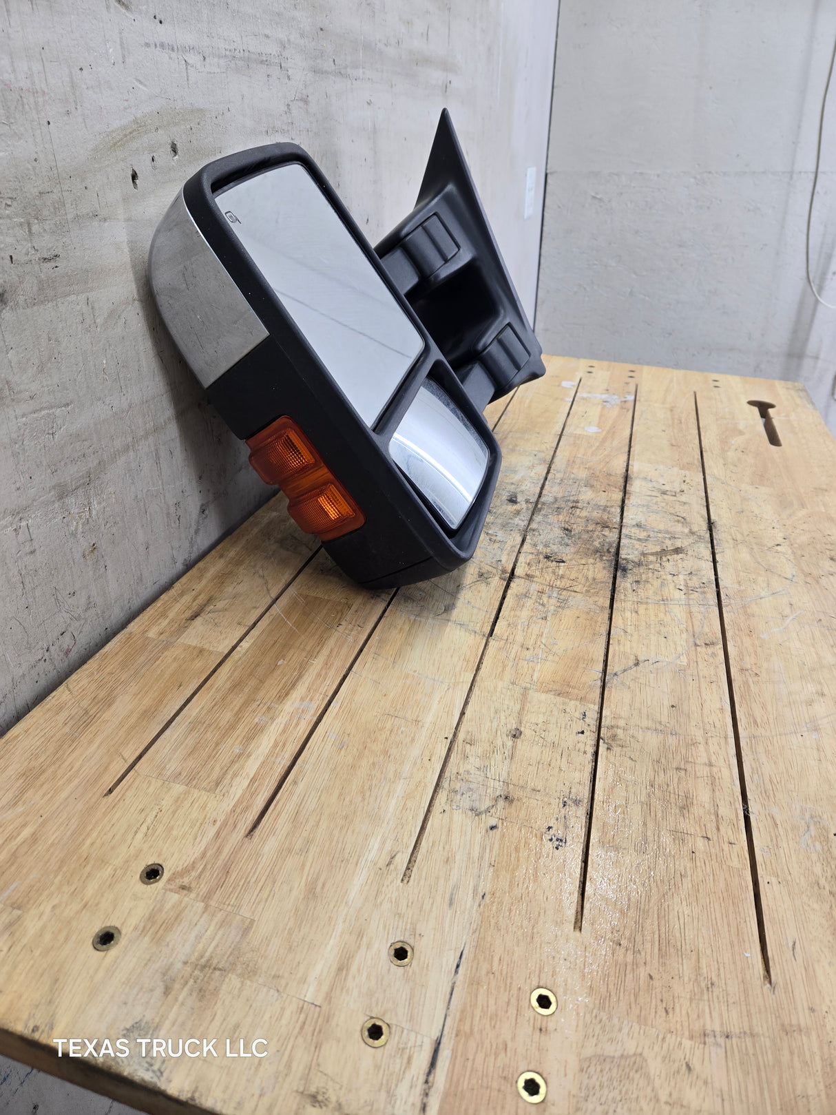 2008-2016 Ford Super Duty F250 F350 F450 F550 LH Driver Side Power Fold & Telescope Heated Towing Mirror OEM