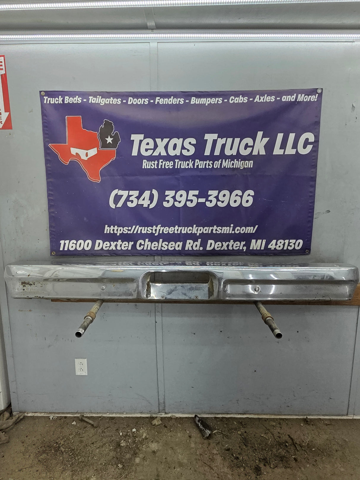 1978-1979 Ford Bronco Chrome Front Bumper