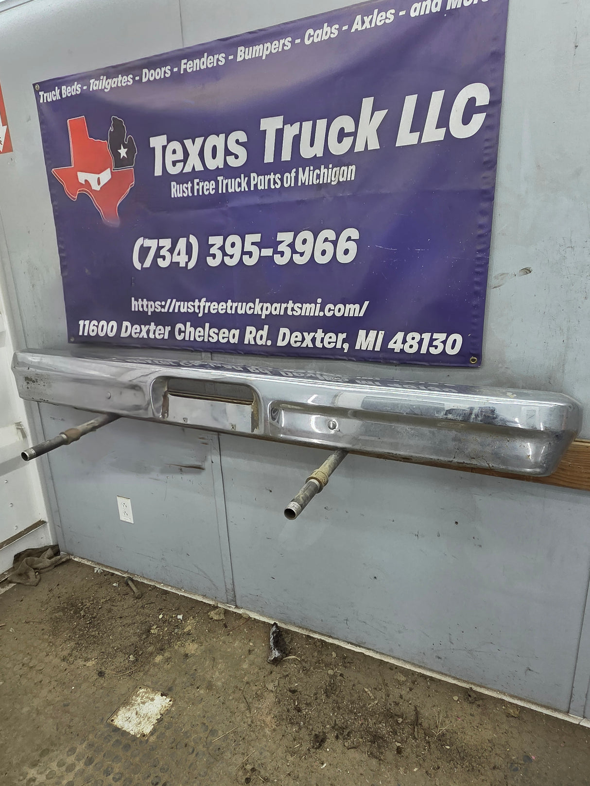 1978-1979 Ford Bronco Chrome Front Bumper