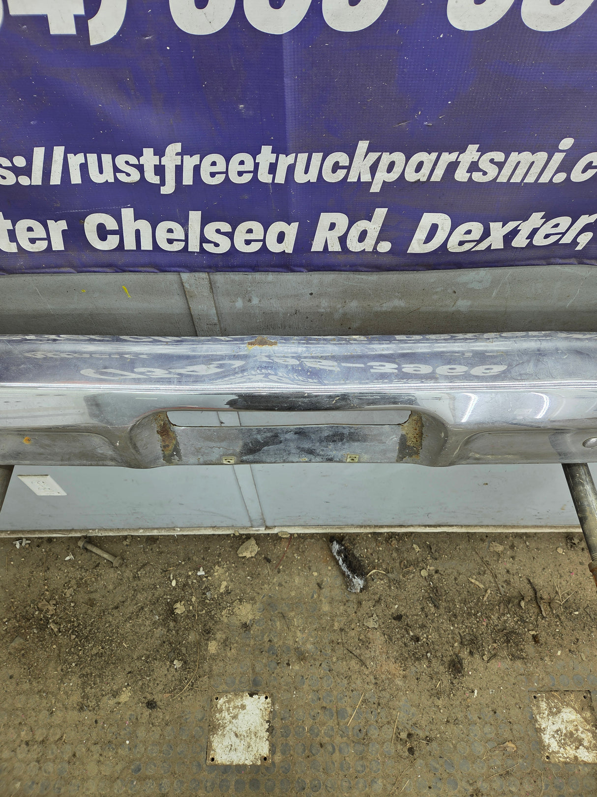 1978-1979 Ford Bronco Chrome Front Bumper