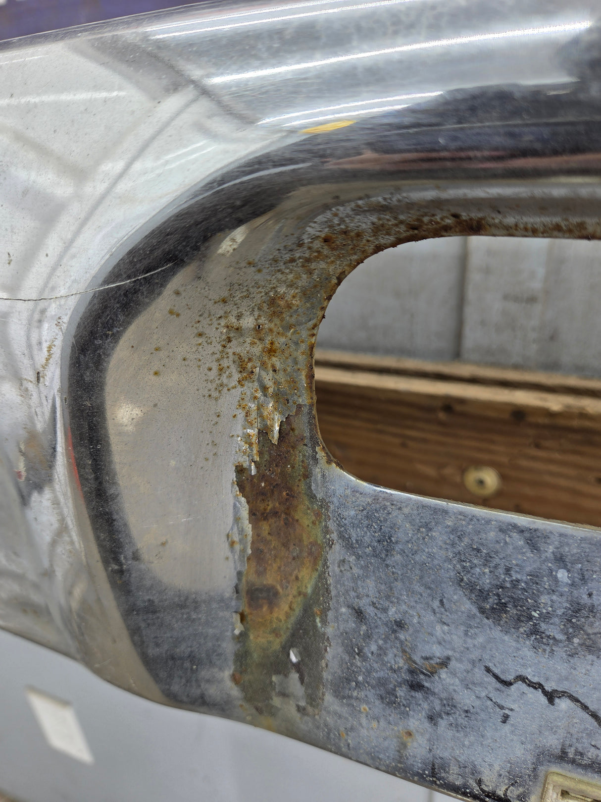 1978-1979 Ford Bronco Chrome Front Bumper