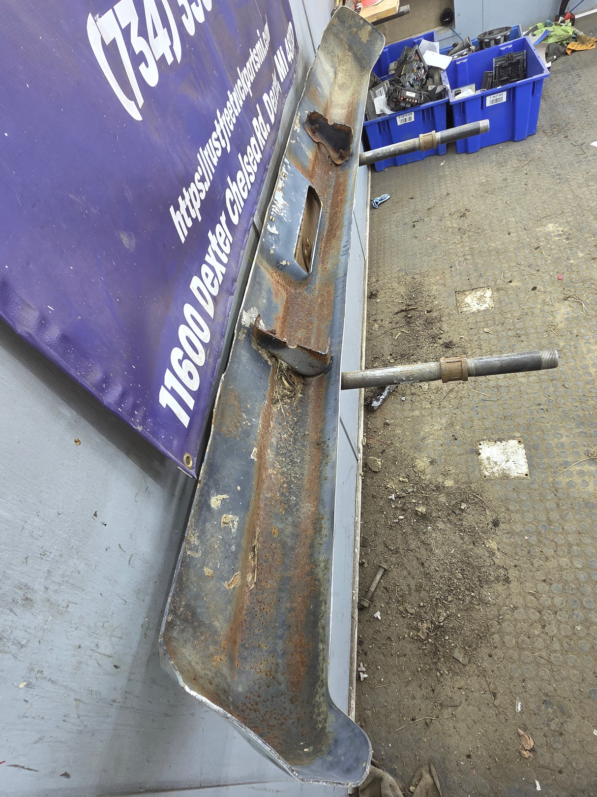 1978-1979 Ford Bronco Chrome Front Bumper