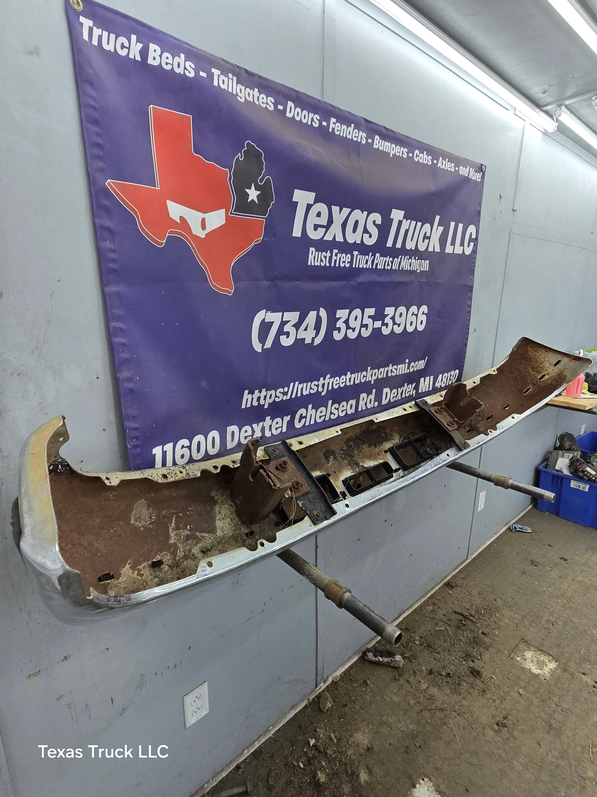 1992-1997 Ford F Series F250 F350 F450 F550 Front Bumper